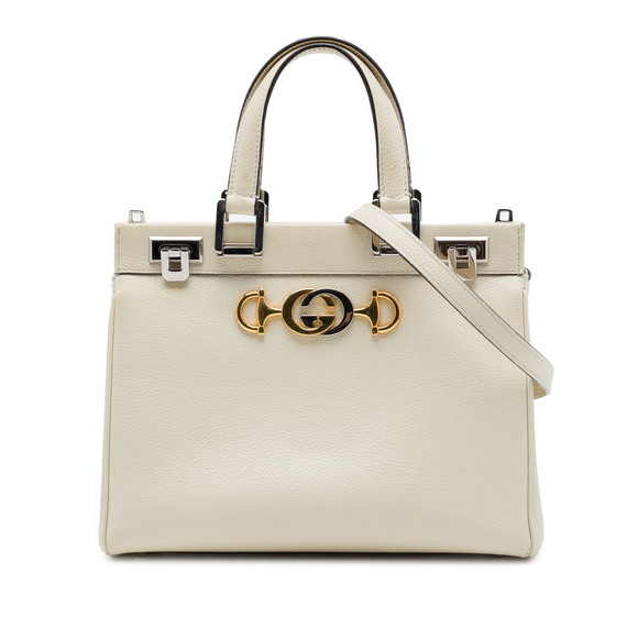 Gucci Handbags - Pre-Loved Gucci Small Grained Calfskin Zumi Top Handle Bag